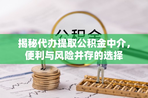小港揭秘代办提取公积金中介，便利与风险并存的选择