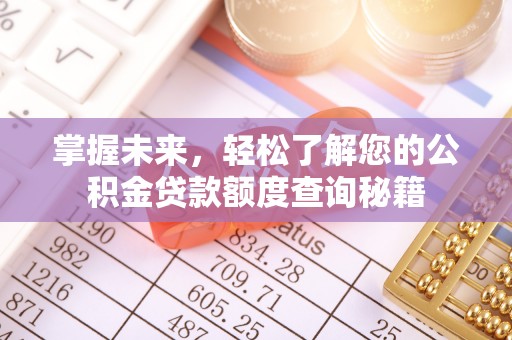 小港掌握未来，轻松了解您的公积金贷款额度查询秘籍