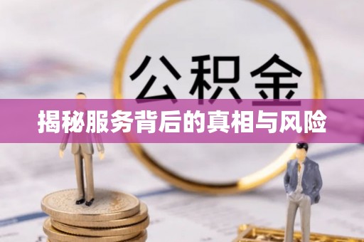 小港揭秘服务背后的真相与风险