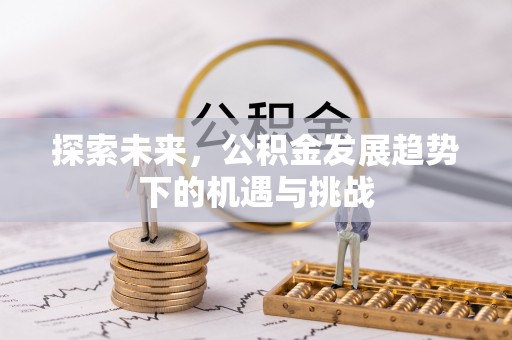 小港探索未来，公积金发展趋势下的机遇与挑战