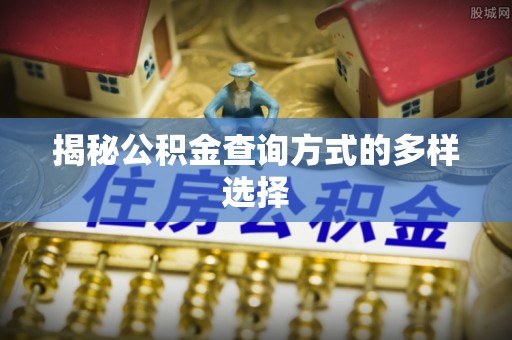 小港揭秘公积金查询方式的多样选择