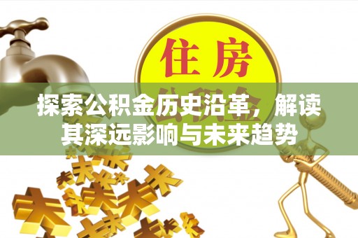 小港探索公积金历史沿革，解读其深远影响与未来趋势