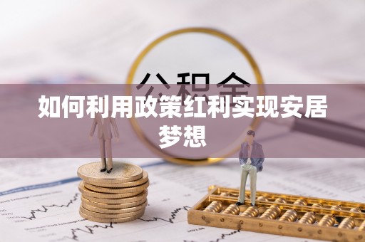 小港如何利用政策红利实现安居梦想